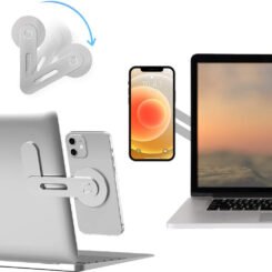 POWERTECH βάση για smartphone PT-1352, μαγνητική, ασημί