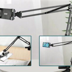 POWERTECH βάση γραφείου για smartphone/tablet PT-1353 έως 11", μαύρη