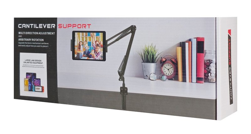 POWERTECH βάση γραφείου για smartphone/tablet PT-1353 έως 11", μαύρη - Image 5