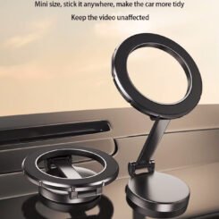 Alternative view of POWERTECH βάση smartphone αυτοκινήτου PT-1356 για ταμπλό, μαγνητική, μαύρη