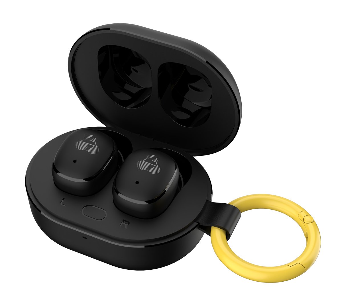 POWERTECH earphones με θήκη φόρτισης PT-1392, True Wireless, 6mm, 25/230mAh, μαύρα - Image 3