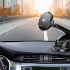 POWERTECH ασύρματος φορτιστής & βάση smartphone αυτοκινήτου PT-1492, Qi2, 15W, μαύρος