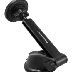 Alternative view of POWERTECH ασύρματος φορτιστής & βάση smartphone αυτοκινήτου PT-1492, Qi2, 15W, μαύρος