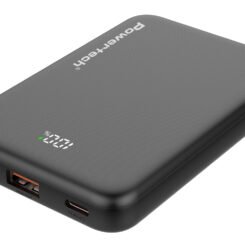 POWERTECH power bank PT-1502 με οθόνη, 10000mAh, 22.5W, μαύρο