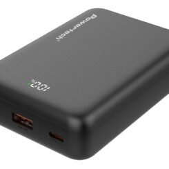 POWERTECH power bank PT-1503 με οθόνη, 20000mah, 22.5W, μαύρο