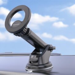 Alternative view of POWERTECH βάση smartphone αυτοκινήτου PT-1550 για ταμπλό, μαγνητική, μαύρη