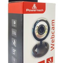 POWERTECH Web Camera PT-509 1.3MP, Plug & Play, μαύρη