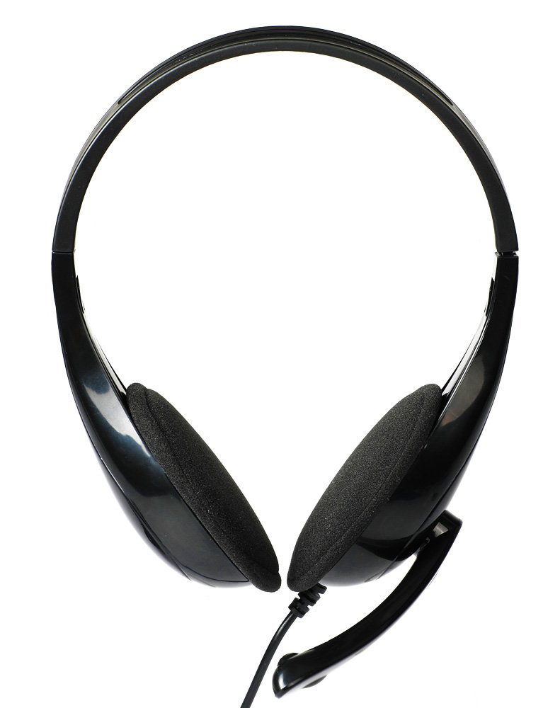 POWERTECH Headphones με μικρόφωνο PT-734 105dB, 40mm, 3.5mm, 1.8m, μαύρο - Image 2