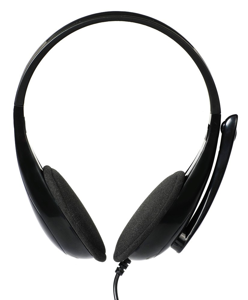 POWERTECH Headphones με μικρόφωνο PT-734 105dB, 40mm, 3.5mm, 1.8m, μαύρο - Image 3