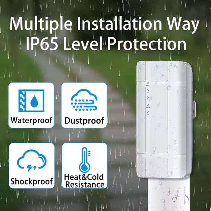 SUNCOMM outdoor 4G LTE CPE QC300K, 300Mbps Wi-Fi, 100Mbps LAN, IP65 - Image 3