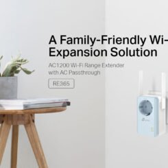 TP-LINK WiFi range extender RE365 με Passthrough, AC1200 1200Mbps, Ver. 3.0