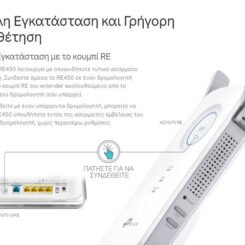 Alternative view of TP-LINK WiFi range extender RE450, dual-band, AC1750, Ver. 3.0