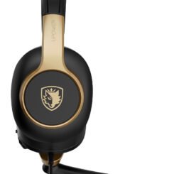 SADES gaming headset UPOWER, 3.5mm σύνδεση, 40mm, μαύρο/χρυσό