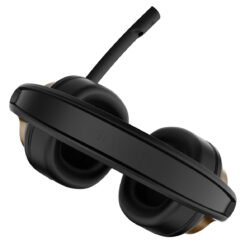 Alternative view of SADES gaming headset UPOWER, 3.5mm σύνδεση, 40mm, μαύρο/χρυσό