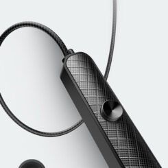 Alternative view of USAMS earphones με μικρόφωνο EP-42, 3.5mm σύνδεση, Φ10mm, 1.2m, μαύρα