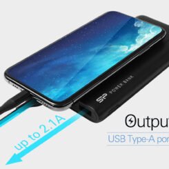 SILICON POWER power bank GP15, 10000mAh, 2x USB output, 2.1A, μαύρο