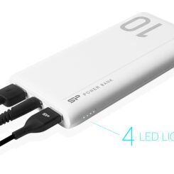 SILICON POWER power bank GP15, 10000mAh, 2x USB output, 2.1A, λευκό