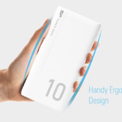 Alternative view of SILICON POWER power bank GP15, 10000mAh, 2x USB output, 2.1A, λευκό