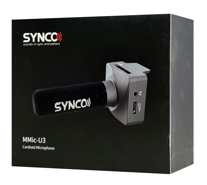 SYNCO μικρόφωνο SY-U3-MMIC με μαγνήτη, δυναμικό, καρδιοειδές, USB, μαύρο - Image 2