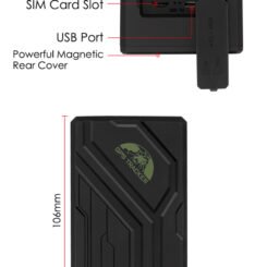 COBAN GPS Tracker Οχημάτων TK108B, GPS & GSM/GPRS, IP67, 10000mAh