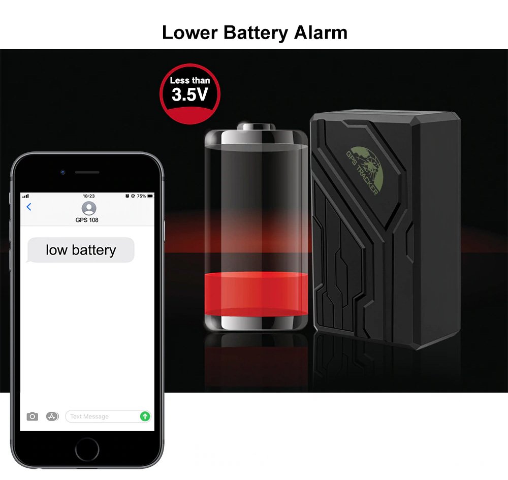 COBAN GPS Tracker Οχημάτων TK108B, GPS & GSM/GPRS, IP67, 10000mAh - Image 5