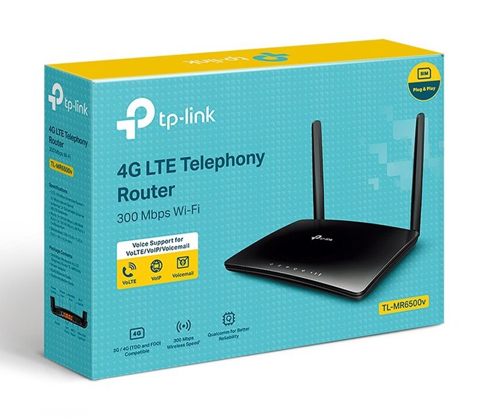 TP-LINK Wireless N Telephony Router TL-MR6500V, 4G LTE, 300Mbps, V. 1.20 - Image 4