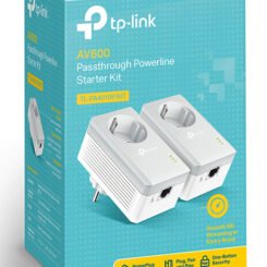 TP-LINK AV600 Passthrough Powerline Starter Kit TL-PA4010P, Ver. 4.0