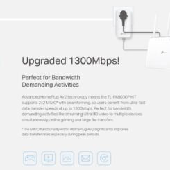 TP-LINK powerline TL-PA8030P kit passthrough, AV1300 3x Gigabit, Ver 3.0