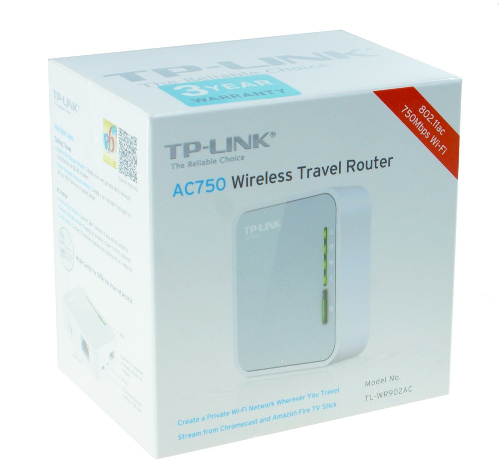 TP-LINK Wireless Travel Router TL-WR902AC, 750Mbps AC750, Ver. 1.0 - Image 4