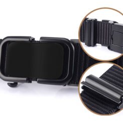 Alternative view of Ζώνη στρατιωτικού τύπου TMV-0045, ρυθμιζόμενη, 3.4 x 120cm, μαύρη