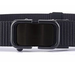 Ζώνη στρατιωτικού τύπου TMV-0045, ρυθμιζόμενη, 3.4 x 120cm, μαύρη