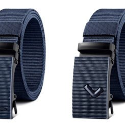 Alternative view of Ζώνη στρατιωτικού τύπου TMV-0058, ρυθμιζόμενη, 3.8 x 120cm, μπλε