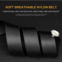 Alternative view of Ζώνη στρατιωτικού τύπου TMV-0059, ρυθμιζόμενη, 3.8x160cm, χακί