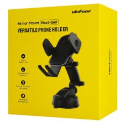 Alternative view of ULEFONE βάση smartphone αυτοκινήτου UAN16 για ταμπλό, 58-100mm x 146mm, μαύρη