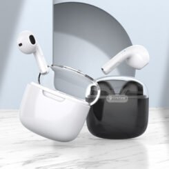 CELEBRAT earphones με θήκη φόρτισης W52, True Wireless, Φ13mm, μαύρα