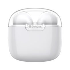 Alternative view of CELEBRAT earphones με θήκη φόρτισης W52, True Wireless, Φ13mm, λευκά