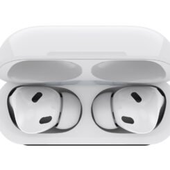 CELEBRAT earphones με θήκη φόρτισης W63, οθόνη αφής, TWS, ANC, 13mm, 30/360mAh, λευκό