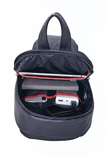 ARCTIC HUNTER τσάντα Crossbody XB-00081, USB, 6L, μαύρη - Image 3