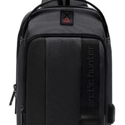 Alternative view of ARCTIC HUNTER τσάντα Crossbody XB00100, USB, 5L, μαύρη