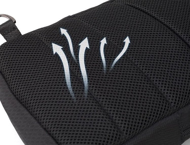 ARCTIC HUNTER τσάντα Crossbody XB00100, USB, 5L, μαύρη - Image 5