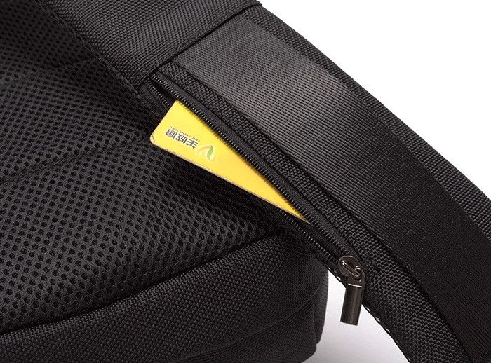 ARCTIC HUNTER τσάντα Crossbody XB00100, USB, 5L, μαύρη - Image 7