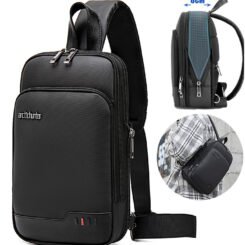 Alternative view of ARCTIC HUNTER τσάντα Crossbody XB00113, 8L, μαύρη