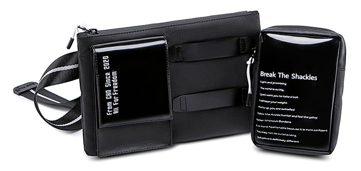 SUPER FIVE τσάντα ώμου XB00118-BL, μπλε - Image 3