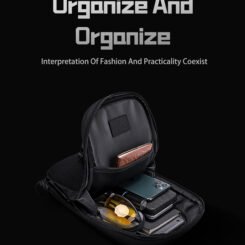 ARCTIC HUNTER τσάντα Crossbody XB00126, 5.4L, μαύρη