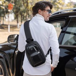 Alternative view of ARCTIC HUNTER τσάντα Crossbody XB00551 με θήκη tablet, 3.5L, μαύρη