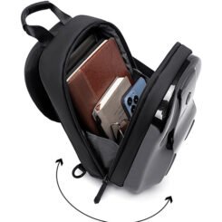 ARCTIC HUNTER τσάντα Crossbody XB00551 με θήκη tablet, 3.5L, μαύρη