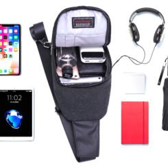 ARCTIC HUNTER τσάντα Crossbody XB0058, 5L, μαύρη