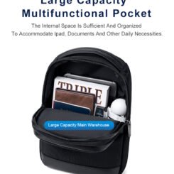 Alternative view of ARCTIC HUNTER τσάντα Crossbody XB00678, 5.8L, μαύρη