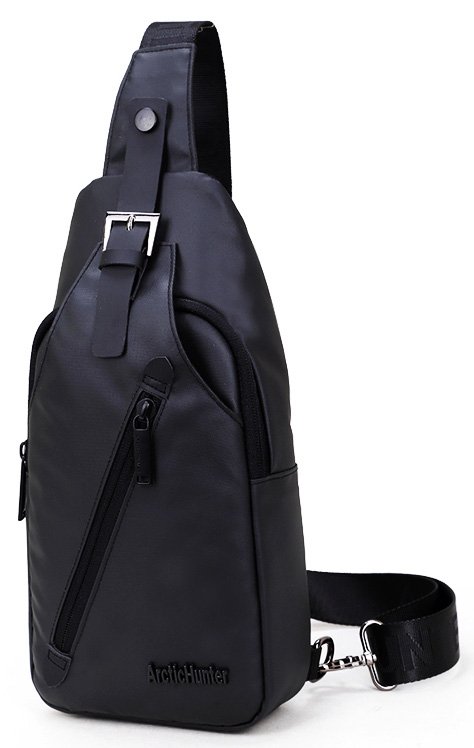 ARCTIC HUNTER τσάντα Crossbody XB13006, 4L, μαύρη - Image 4