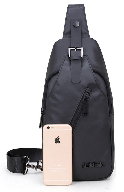 ARCTIC HUNTER τσάντα Crossbody XB13006, 4L, μαύρη - Image 6